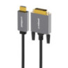 mbeatÂ® Tough Link 1.8m HDMI to DVI Cable  Up to 1080p@60Hz (1920Ã1080)  Cable Length: 1.8m Package Weight: 163g