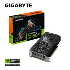 Gigabyte GeForce RTXâ¢5060 Ti WINDFORCE MAX OC 16G, 2587 MHz, CUDA 4608, 28 Gbps, GDDR7, 128 bit, PCI-E 5.0, PSU 650W, DisplayP