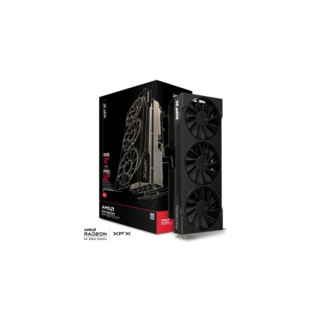 XFX Swift AMD Radeon RX 9070XT Triple fan Gaming Edition with 16GB GDDR6 HDMI 3xDP, AMD RDNAâ¢ 4 (RX-97TSWF3B9)