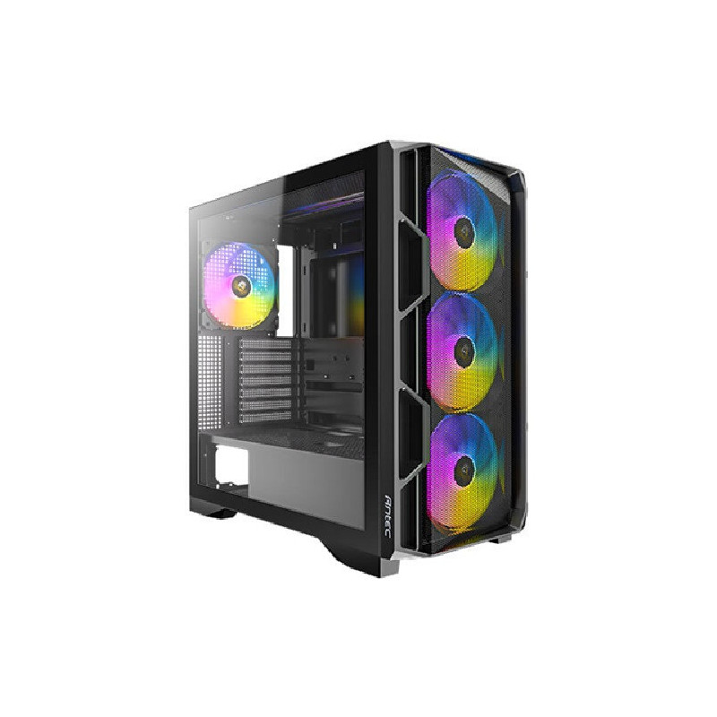 Antec AX1000 ARGB E-ATX ATX Micro-ATX ITX LED Control button USB3.0 x2 Type-C 3.2 Gen2 x1 Tempered Glass Side Panel Mid-Tower Ga