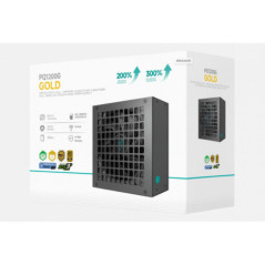 DeepCool PQ1200G 1200W Gamer Storm 80+ Gold/Cybenetics Fully Modular ATX Power Supply 120mm Fan, Japanese Capacitors, DC to DC, 