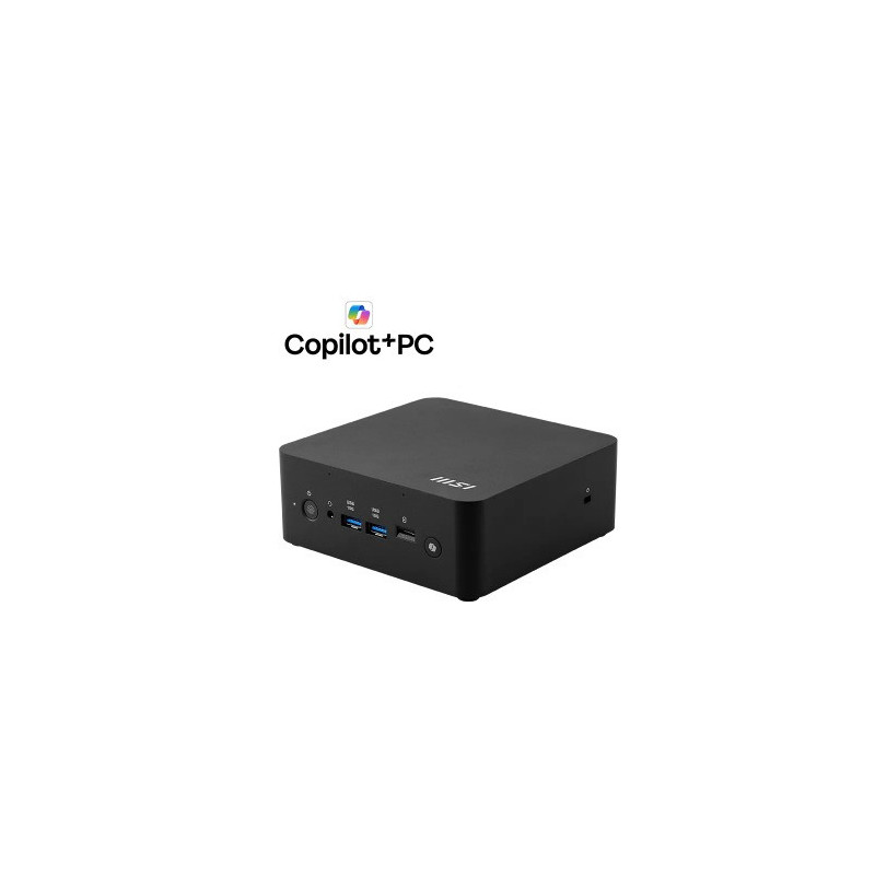 MSI Cubi NUC AI+ 2MG-012AU,Black, Core Ultra 9 288V/D5 32GB/2TB SSD/Win11Pro NG/Power Switch Cable/3Y
