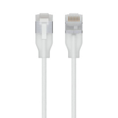 Ubiquiti UniFi Premium Patch Cable, 3M, White,Ultra-Thin Braided Patch Cable, Designed Optimized 10 GbE Networking