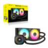Corsair NAUTILUS 240 RS ARGB Liquid CPU Cooler - Black 240mm Rad, 2x PWM fans, RGB, Copper Cold Plate, 400mm Tubing, Intel & AMD