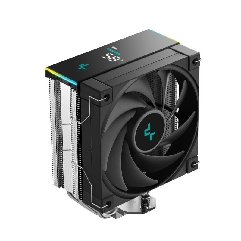 DeepCool AK400 Digital SE CPU Cooler, Status Display, ARGB LED Strips, 4x Heat Pipe Intel LGA1851/1700/1200/1151/1150/1155 /AM5/