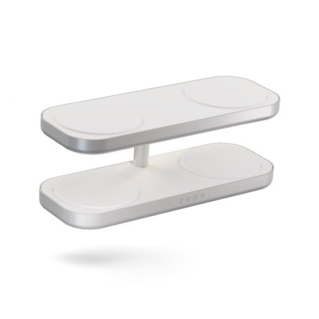 OtterBox 60W Zens Quattro Charger Pro 4 - White (78-81526), Qi2 Wireless Charging, Charge 4 Devices Simultaneously, 3 Years Warr