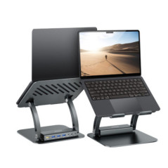 mbeatÂ® Stage P6 Laptop Stand with USB-C Dock