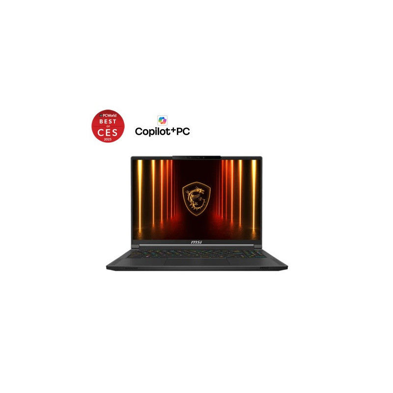 MSI Stealth Series Gaming Notebook 16' QHD AMD Ryzenâ¢ AI 9 HX 370 Processor DDR5-6400 32GB, 2TB SSD RTX 5070 GDDR7 8GB   Windo
