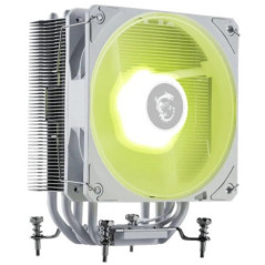 MSI MAG COREFROZR AA13 - WHITE â 120Ã120Ã25mm, 2070RPM, 62.6CFM, 30.1dBA, 4ÃÃ6mm, 152Ã121Ã94.5mm, ARGB, AM4/AM5, LGA1700