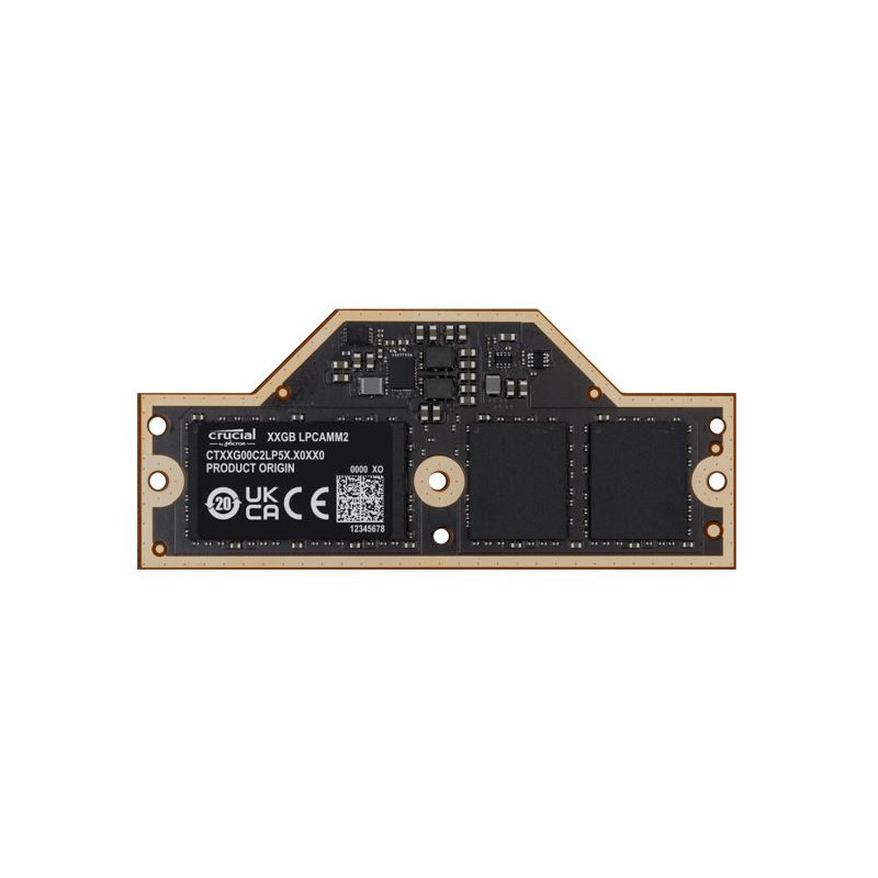Crucial LPCAMM2 LPDDR5X 32GB DDR5 7500Mhz Memory for Lenovo P1 P14 P16v