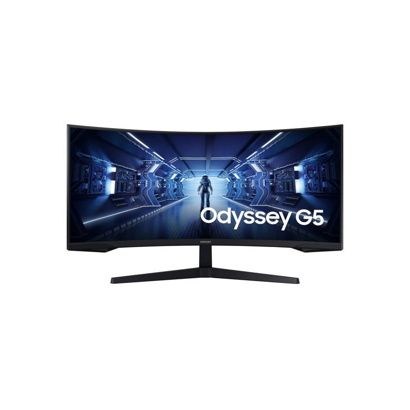 Samsung 34' Odyssey G55T WQHD Curved 3440x1440 21:9 1000R 165Hz 1ms 250 cd/ã¡ FreeSync VA DP HDMI Headphone Tilt VESA Gaming Mo