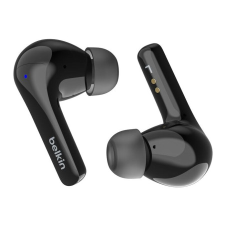 Belkin SoundForm Motion 2 True Wireless Earbuds - Black(AUC010fqBKV2),33 Hours Playtime,Bluetooth 5.3 Pairing,IPX5-Rated,12mm Dr