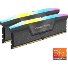 CORSAIR Vengeance RGB 32GB (2 x 16GB) 288-Pin PC RAM DDR5 6000 (PC5 48000) Desktop Memory