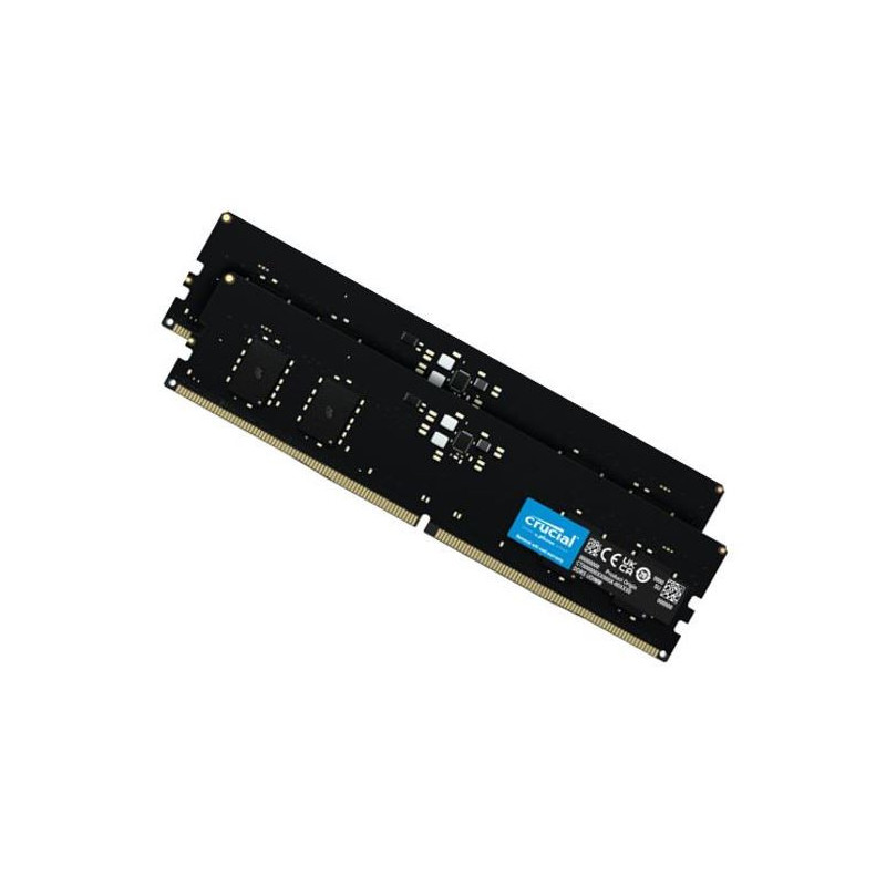 Crucial 64GB (2x32GB) DDR5 UDIMM 5600MHz CL46 Desktop PC Memory ~CT2K32G48C40U5