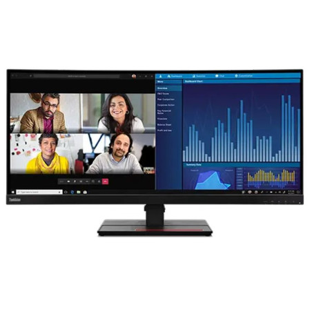 LENOVO P34W-20 34.14" WLED IPS CURVE WQHD (21:9), HDMI(2), DP, USBC, USB, LAN, H/ADJ, 3YR
