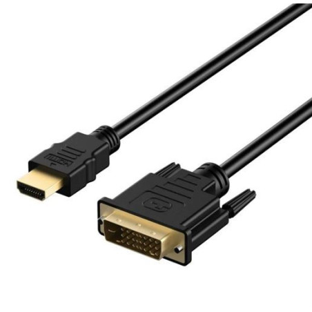 8ware HDMI to DVI-D Adapter Converter Cable 2m - Retail Pack Male to Male 30AWG Gold Plated PVC Jacket for PS4 PS3 Xbox Monitor 