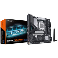 Gigabyte M/B B860M EAGLE WIFI6 1.0, Intel Â® B860, 2 x DDR5 up to 128 GB, 1x HDMI, 2 x PCI Express x16, 2 x M.2, 4 x SATA, 5x US