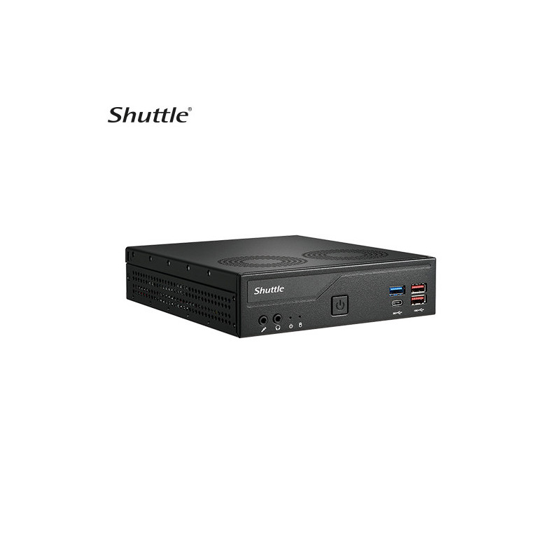 Shuttle DH770 Slim Mini PC, Intel Â® 14th/13th/12th Gen LGA1700 socket, 1L, H770, 2x DDR5, 2x 2.5G LAN, 2x COM, 4x USB 3.2 Gen 1