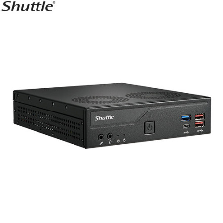 Shuttle DH770 Slim Mini PC, Intel Â® 14th/13th/12th Gen LGA1700 socket, 1L, H770, 2x DDR5, 2x 2.5G LAN, 2x COM, 4x USB 3.2 Gen 1