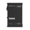 Teltonika TSW040 - 8-port PoE+ Switch (7-57 VDC, or 44-57 VDC for PoE-out) Integrated DIN Rail Bracket - 10/100 Mbps, supports a