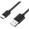 Astrotek 1m USB-C 2.0 Type-C Data Sync Charger Cable 480Mbps Strong Braided Heavy Duty Charging for Samsung Galaxy Note 8 S8 Plu