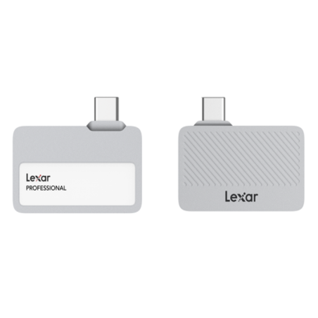 Lexar Professional Go Portable SSD, SL400 PSSD, 2TB, Silver, Up to 1050MB/s read, 1000MB/s write speeds
