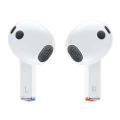 Samsung Galaxy Buds3 - White (SM-R530NZWAASA), Active Noise Cancellation, Ergonomic Design, Bluetooth v5.4, IP57, 48mAh, 1 Year 