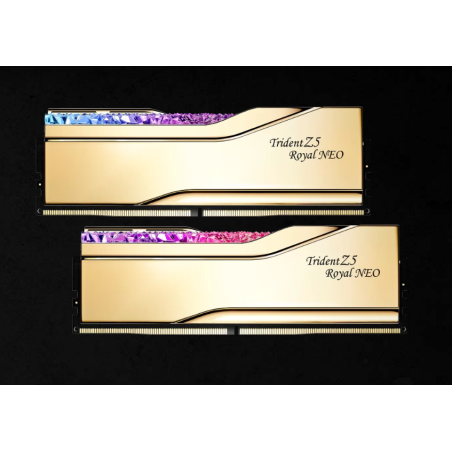 G.SKILL F5-6000J2636H32GX2-TR5NG 64GB (2 x 32GB)/ AMD EXPO/DDR5 6000 MT/s/ Timings 26-36-36-96 Voltage 1.45 V EXPO TZ5 Royal Neo