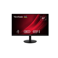 ViewSonic 27' VG 2K SuperClear IPS, Docking, USB-C, Daisy Chain, DP In/Out, RJ45,100w PD, Height Adjustable 3y Advance Replaceme