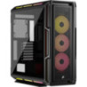 Corsair iCUE LINK 5000T LX RGB Mid-Tower High-Performance PC Case - Black, ATX, 450mm GPU, 170mm CPUcooler, 360mm rad, 3x LX120 