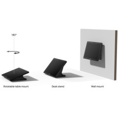 Yealink CTP25 Mount Kits Mounting option for CTP25, Desk Stand (Low/High): place on the table Wall Mount: mount on a wall and Ta