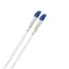 8ware 1m LC-LC OS2 Single Mode Dual-Core Fibre Optic Cable UPC Duplex Armoured Low Smoke Zero Halogen (LSZH) Jacket White