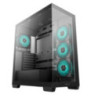DeepCool CG580 4F Panoramic ATX Mid-Tower Case, 4 x Pre Installed Fans Single Chamber, Support Up to 2x 360mm Radiators, Front 2