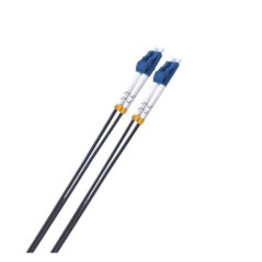 8ware 7m LC-LC OS2 Single Mode Dual-Core Fibre Optic Cable UPC Duplex Armoured Low Smoke Zero Halogen (LSZH) Jacket Black