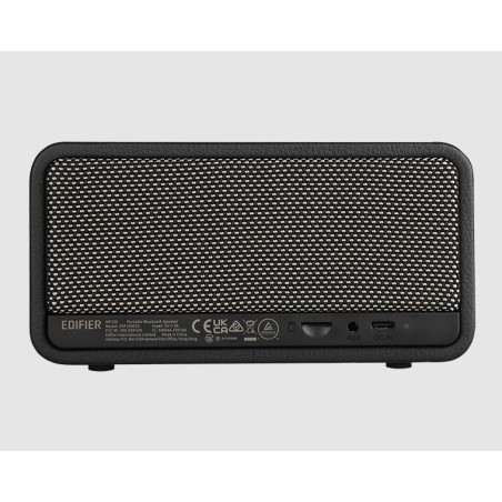 Edifier MP230 RETRO BLACK Portable Bluetooth Retro Speaker - Bluetooth 5.0, AUX, micro SD, USB Audio Streaming, 10hrs Battery Li