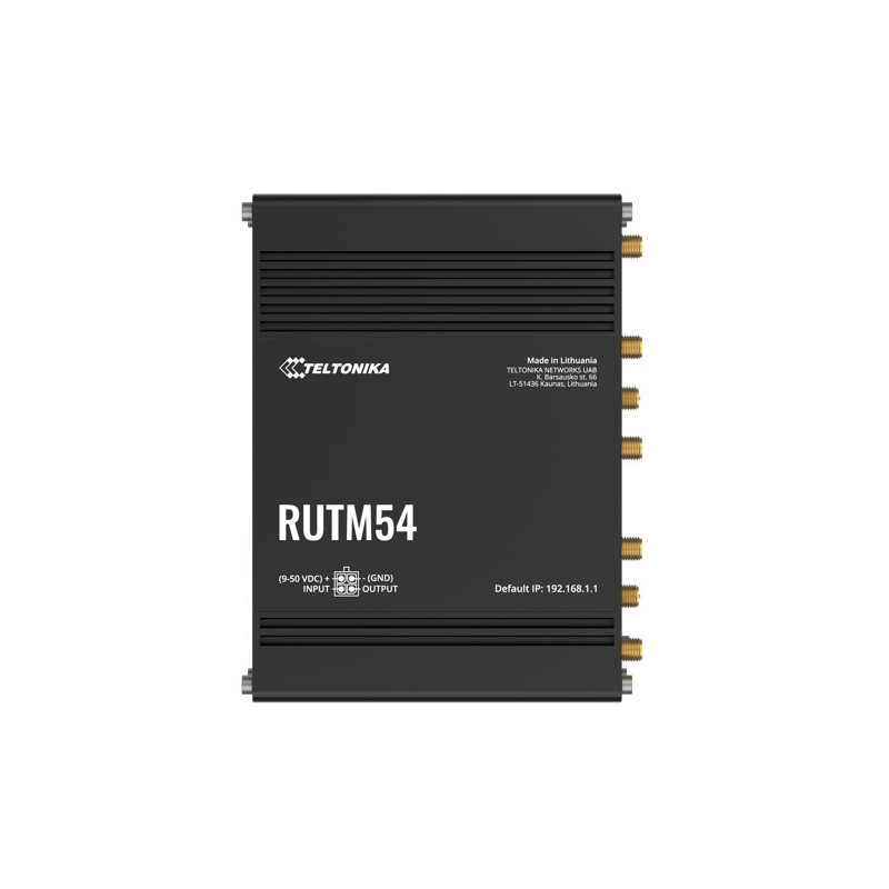 Teltonika RUTM54 Dual 5G Router, Dual SIM & eSIMâ¢, Telit 5G Modem, Auto-Failover,