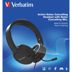 VERBATIM MULTIMEDIA HEADSET WITH ANC NOI