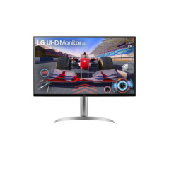 LG 31.5' UHD 4K Monitor with 144Hz via HDMI 2.1, HDR10, DCI-P3 90%, USB-C PD 65W, AMD FreeSyncâ¢ Premium, and tilt/height/pivot