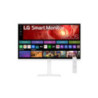 LG 31.5' 4K UHD Smart Monitor with webOS, USB-C PD 65W, AirPlay 2, DCI-P3 90%, Bluetooth, 5ms, 60Hz, and tilt/height/swivel/pivo