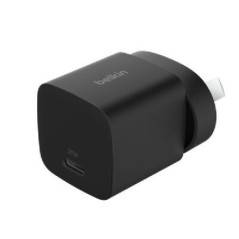 Belkin BoostCharge 25W USB-C PD 3.1 Cubic Wall Charger - Black (WCA012AUBK), Portable & Powerful, Apple, MFI-Certified, CEW $250
