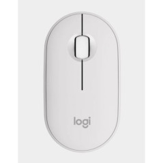 LOGITECH PEBBLE MOUSE 2 M350S BLUETOOTH, MULTI DEVICE, TONAL WHITE, 1YR