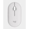 LOGITECH PEBBLE MOUSE 2 M350S BLUETOOTH, MULTI DEVICE, TONAL WHITE, 1YR