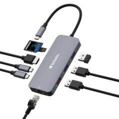 VERBATIM CMH-09 USB-C MULTIPORT HUB : HD