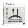 VERBATIM CABLE 240W USB-C TO USB-C 200CM