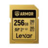 Lexar Professional ARMOR GOLD 256GB SDXCâ¢ UHS-II Card  up to 280MB/s read, up to 205MB/s write, Stainless steel, Rated IP68, 5