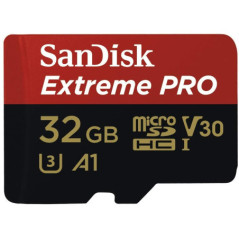 SanDisk Extreme Pro 32GB microSD SDHC SQXCG 100MB/s 90MB/s V30 U3 C10 UHS-1 4K UHD Shock temperature water & X-ray proof with SD
