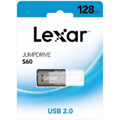 Lexar S60 128GB JumpDriveÂ® USB 2.0 Flash Drive provides stylish, high-capacity portable storage, allowing you to easily transfe