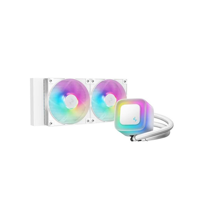 DeepCool LE240 V2 Liquid Cooler 240mm 6th Gen Pump up to 3400 PWM, Hydro Bearing, IntelLGA1851/1700/1200/1151/1150/1155, AMDAM5/