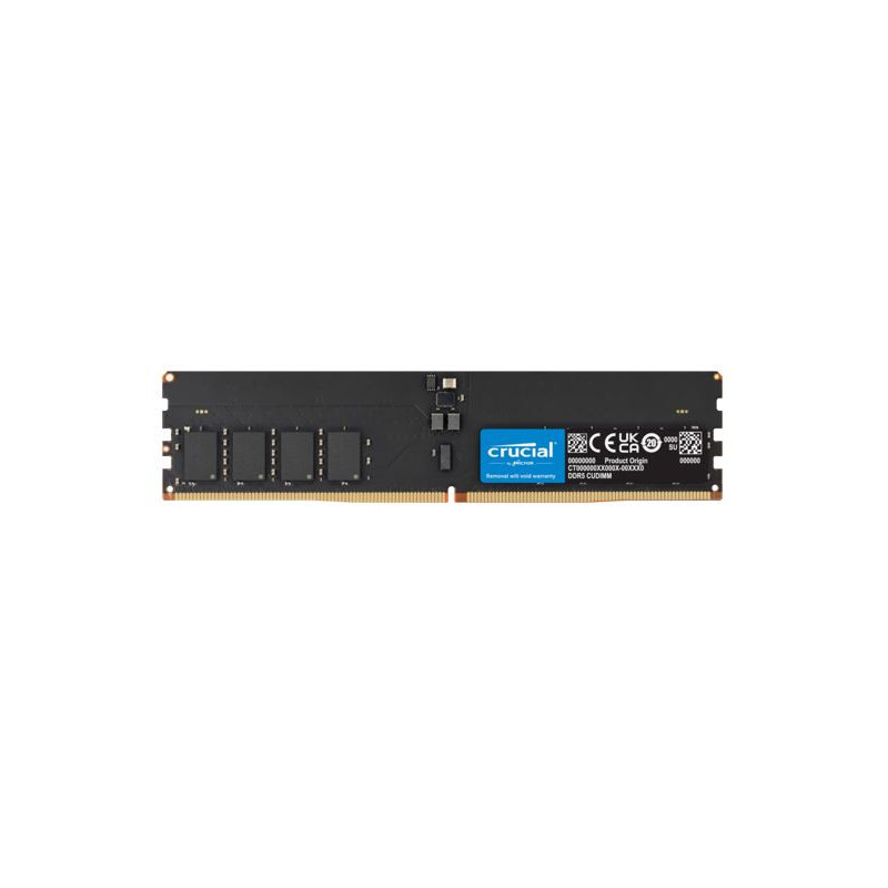 Crucial 64GB (1x64GB) DDR5 CUDIMM 6400MHZ CL52 Desktop PC Memory for Intel Core Ultra Processors AI PC