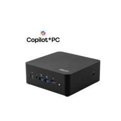 MSI Cubi NUC AI+ 2MG-013AU, Black, Core Ultra 7 258V/D5 32GB/1TB SSD/Win11Pro NG/Power Switch Cable/3Y
